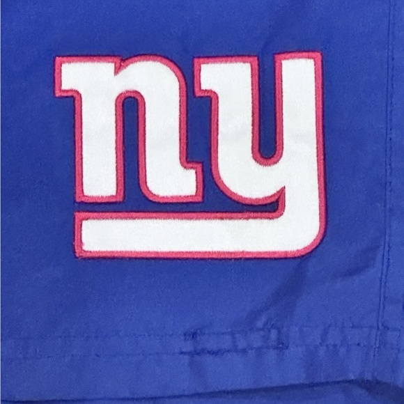 NFL Team Apparel New York Giants Swim Lounge Board Shorts Trunk Embroidered Sz L - Picture 6 of 8